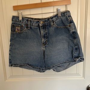 Low Rise Jean Shorts